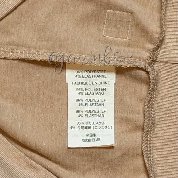 Vuori Daydream Crew Tan/Goldenrod Heather/Dogwood Size XS - Picture 5 of 8